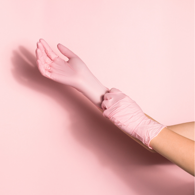 Contenuti fetish di guanti e presentazione del fetish delle mani guantate