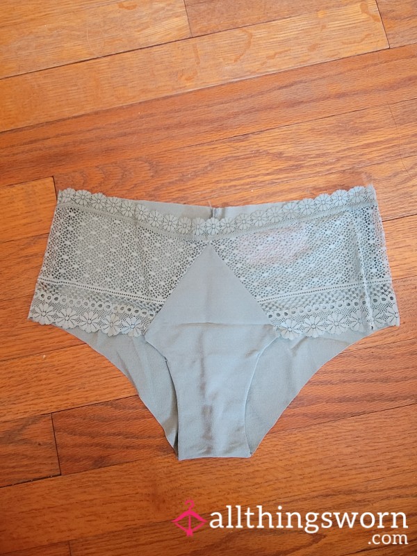 [036] Front Mesh With Solid Full Back, No Show Panties