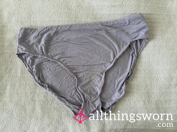 (1) Available. Well Worn Lavender Briefs. Extra Days $5/each.