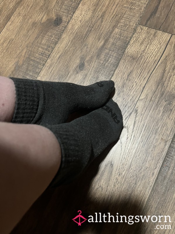 1 Day Worn Socks While Working Outside All Day