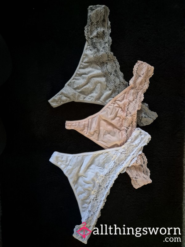 🩲1 Day Worn Thongs During Heatwave