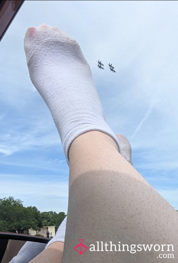 1 Month 1 Shower Wear White Ankle Socks