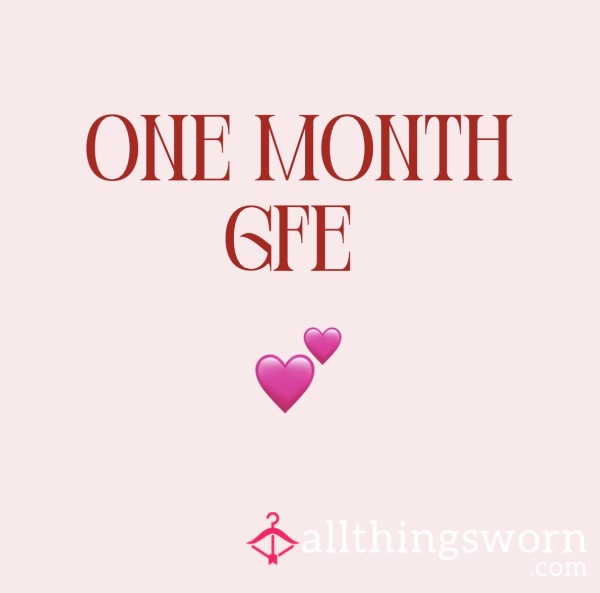 1 Month GFE - Girlfriend Experience 💕