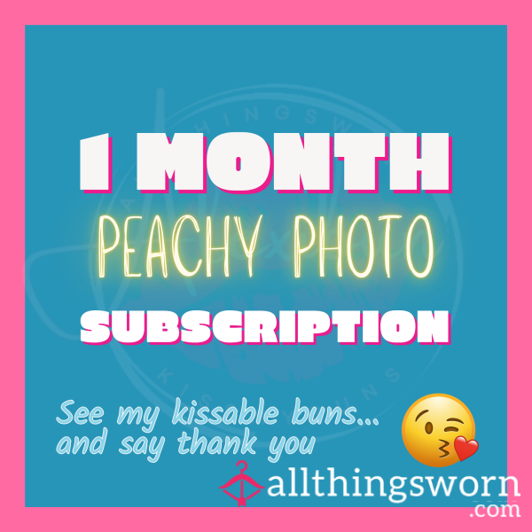 1 Month Peachy Photo Subscription