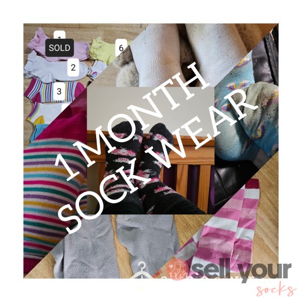 1 Month Sock Wear