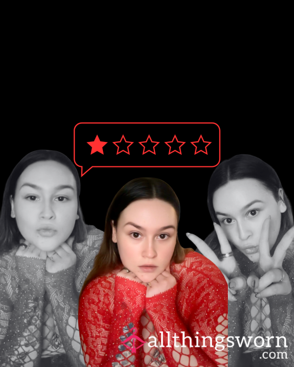 1 Star Rating – You Don't Impress Me⭐