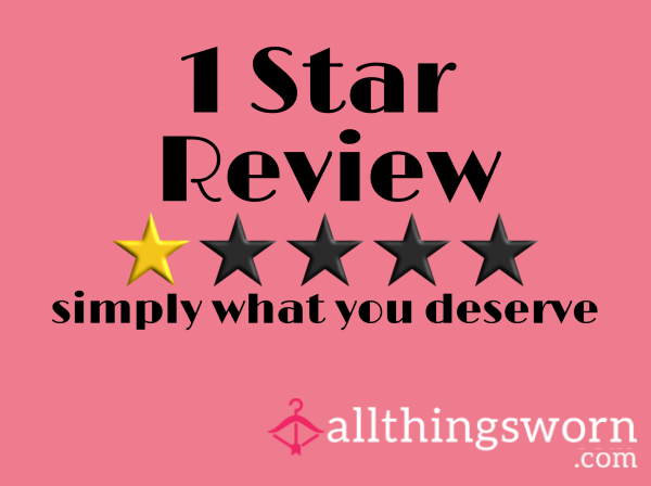 1 Star Rating