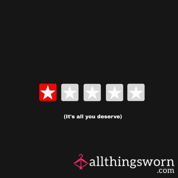 1 Star Rating For The Losers X