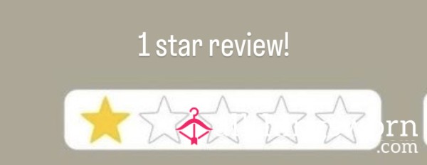 1 Star Review ⭐️