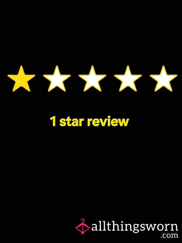 1 Star Review