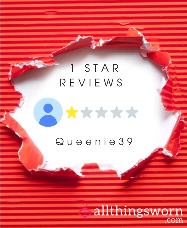 ⭐ 1 Star Reviews – Because You’ll Never Be Good Enough 💋