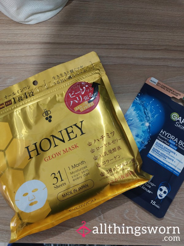 1 Used Sheet Face Mask