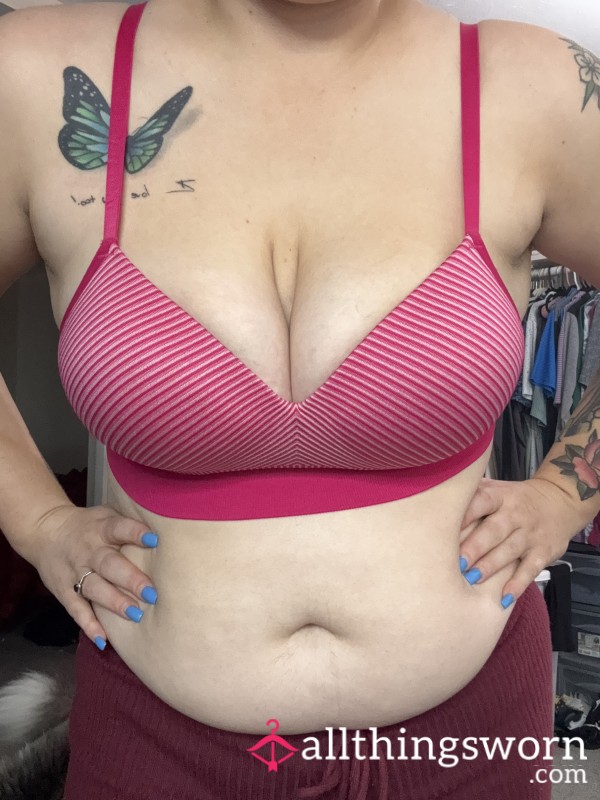 1 Week Wear Pink Bra
