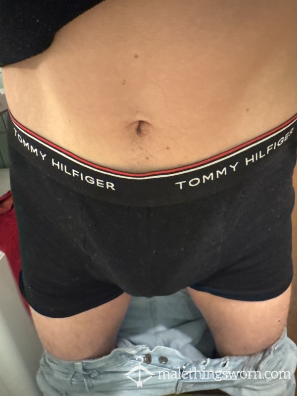 1 Week Worn Boxers With Fresh C*m And Stains