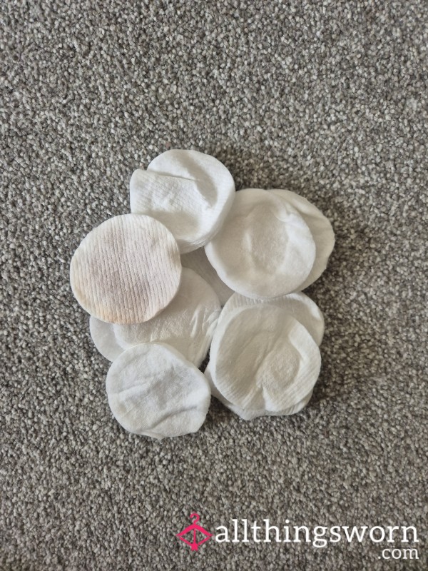 1 Weeks Worth Of Used Cotton Pads