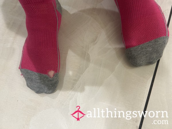 10 Day - Well Worn Nurse Ankle Socks With Hole On Top - Super Scented!