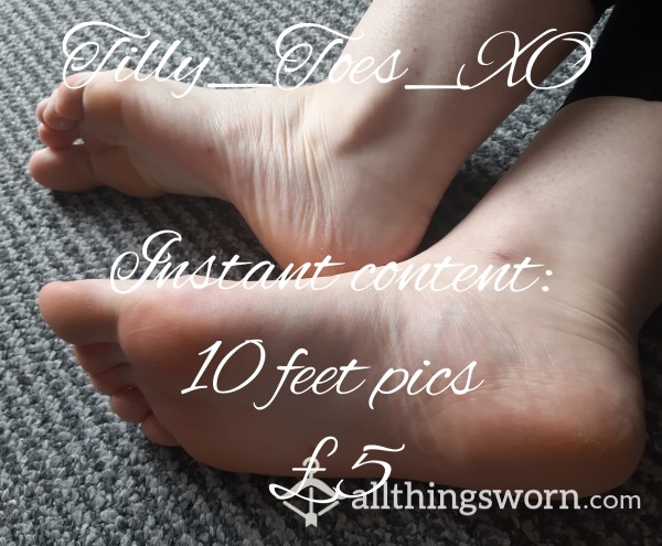 10 Foot Pictures With Scrunched And Flexed Soles