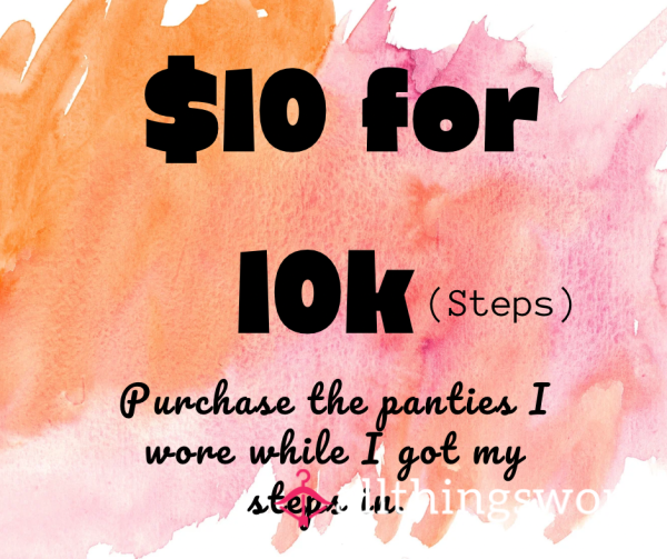 $10 For 10K 🥵 Black Cotton Panties