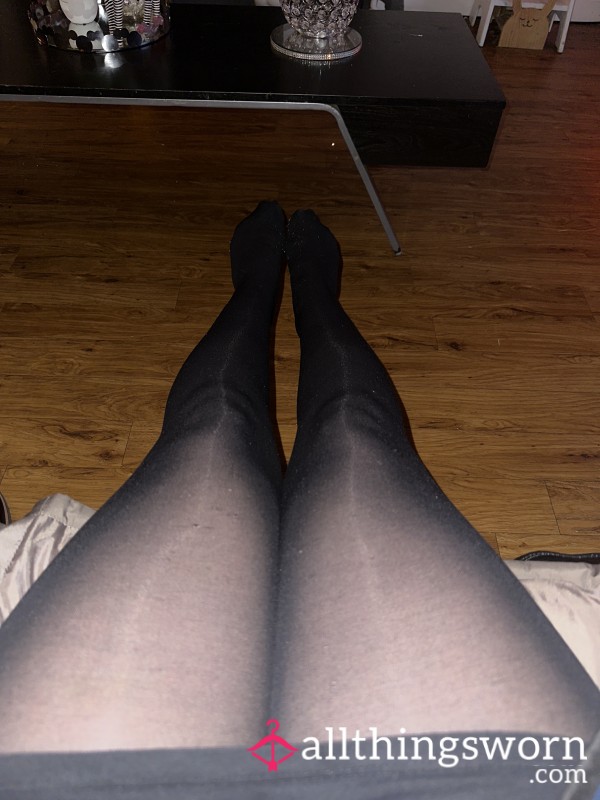 10 Hour Shift Black Tights