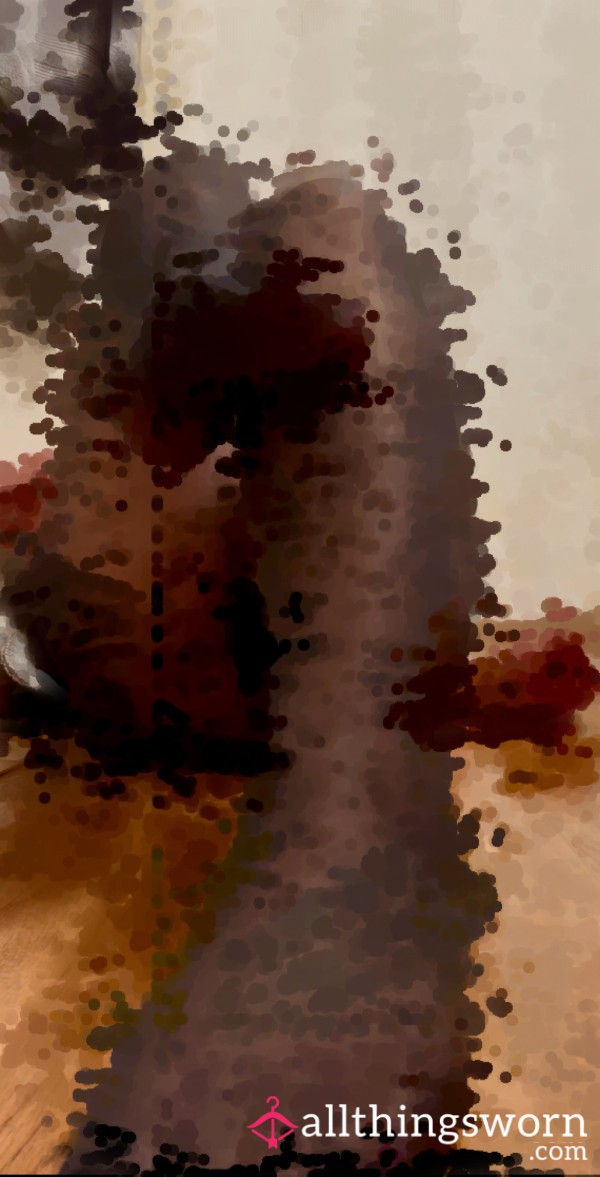 10 Pics Of My S**y Feet In Black Stockings Up Close And Far Away! All After Walking Around My House!