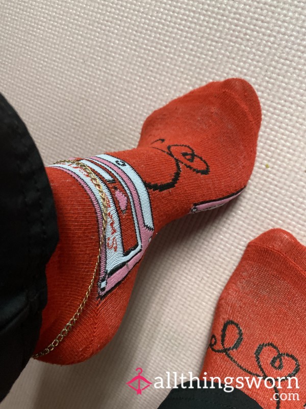 $10 Red Valentine’s Day Ankle Socks