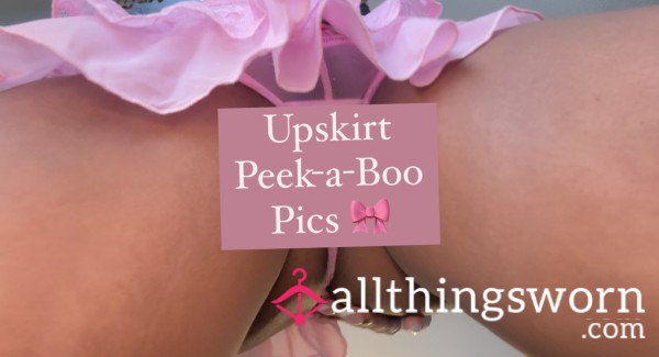 🎀 10 Upskirt Pics - 4 Skirts + Pretty Panties🙈🎀