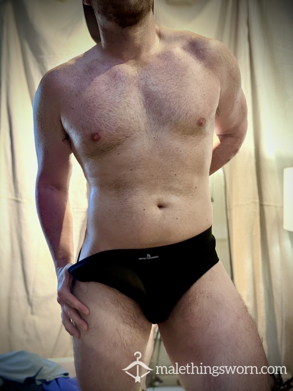 100% Cotten Black Briefs (gym Gear)