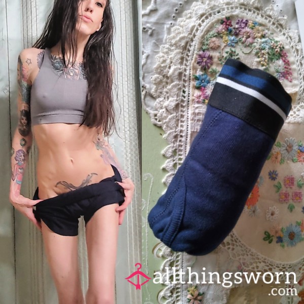 100% Cotton Mens Boxer Briefs Size Large