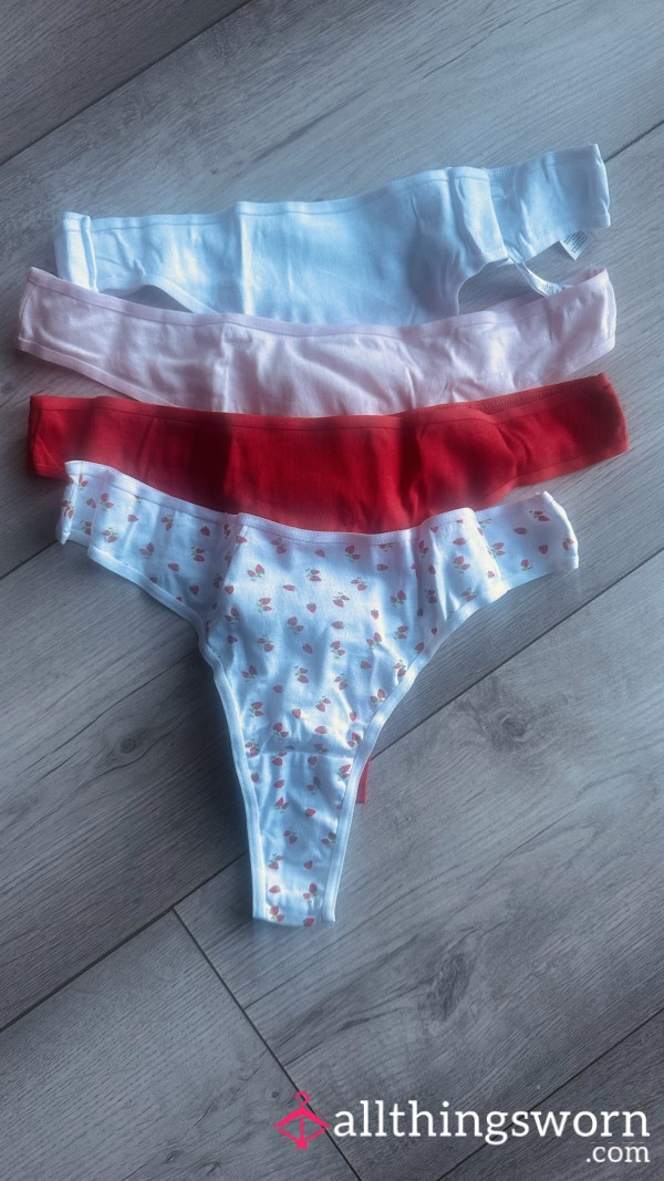 100% Cotton Thongs, Iv Heard They Are The Most Absorbent 😏