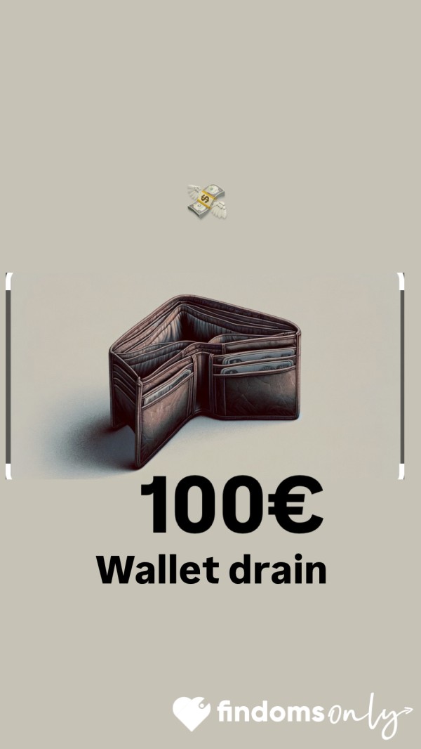 100€ Humiliation Drain !!