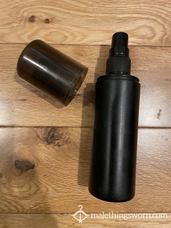 100ml Black Discreet Spray Bottle, Filled With A Liquid Of Your Desire.
