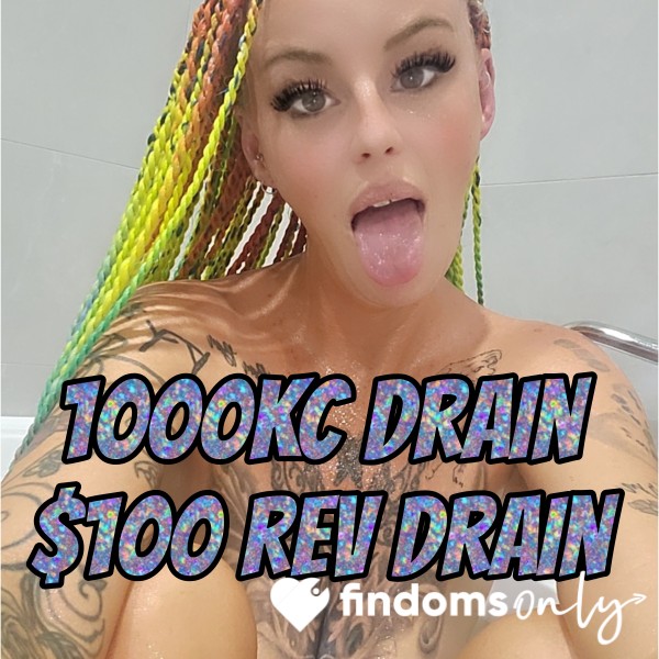 100usd/1000kc Drain For Goddess