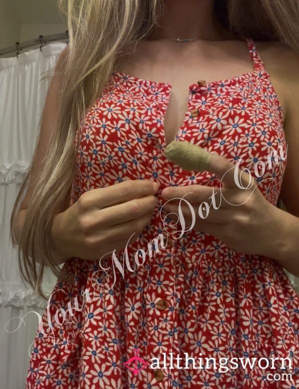 10/13: Red Dress 👗 Strip And Tease