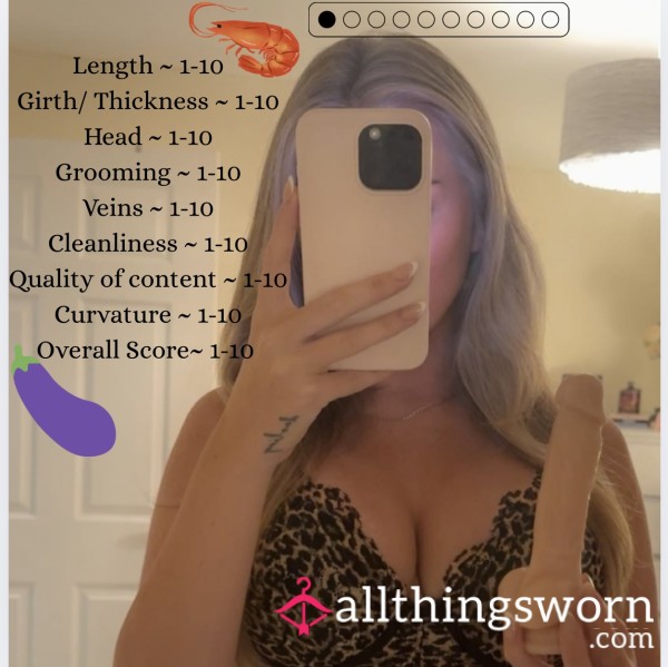 1/10 D*ck Rating Scoreboard 🍆