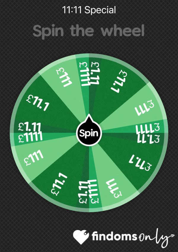 11:11 Special Wheel!