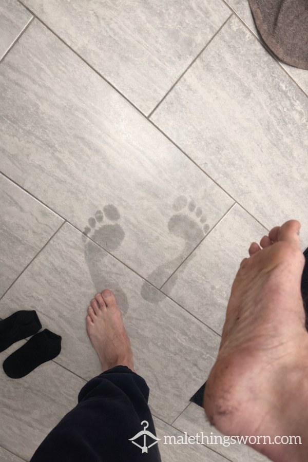 12-Hour Shift Worn Black Ankle Socks – Gym Lad Aftermath