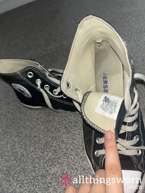 12-Hour Shift Worn Converse – Naturally Sweaty & Well-Loved
