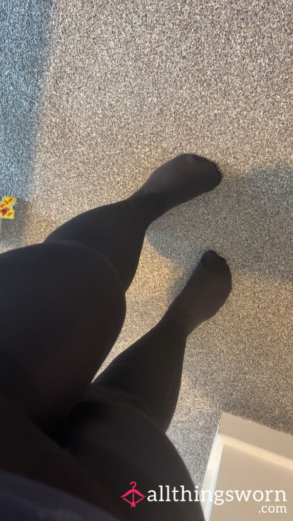 12 Hour Wear Black Tights
