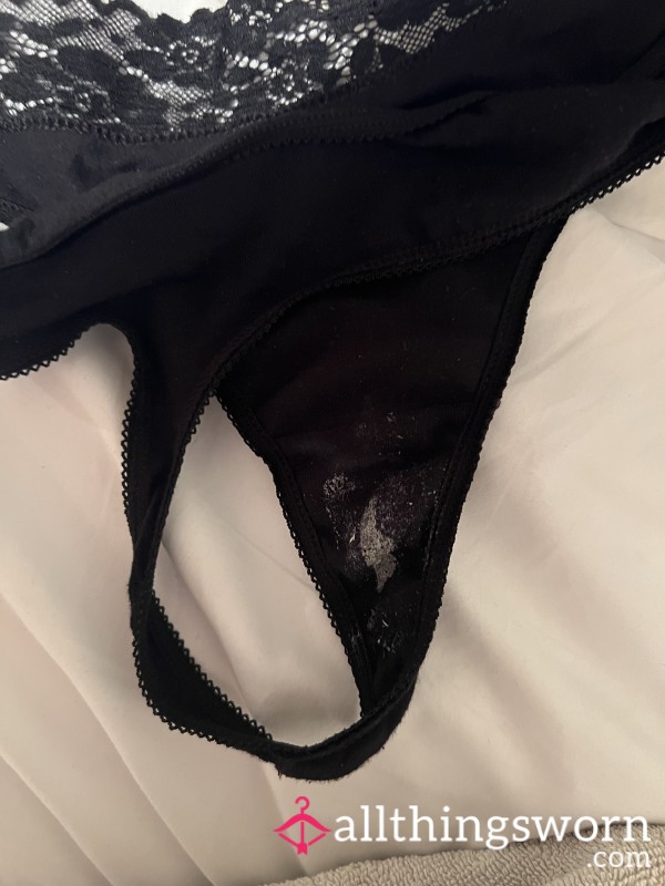 Black Thong On A Leaky Day 🤭