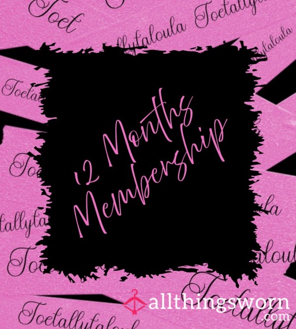 12 Months Membership 🗓️