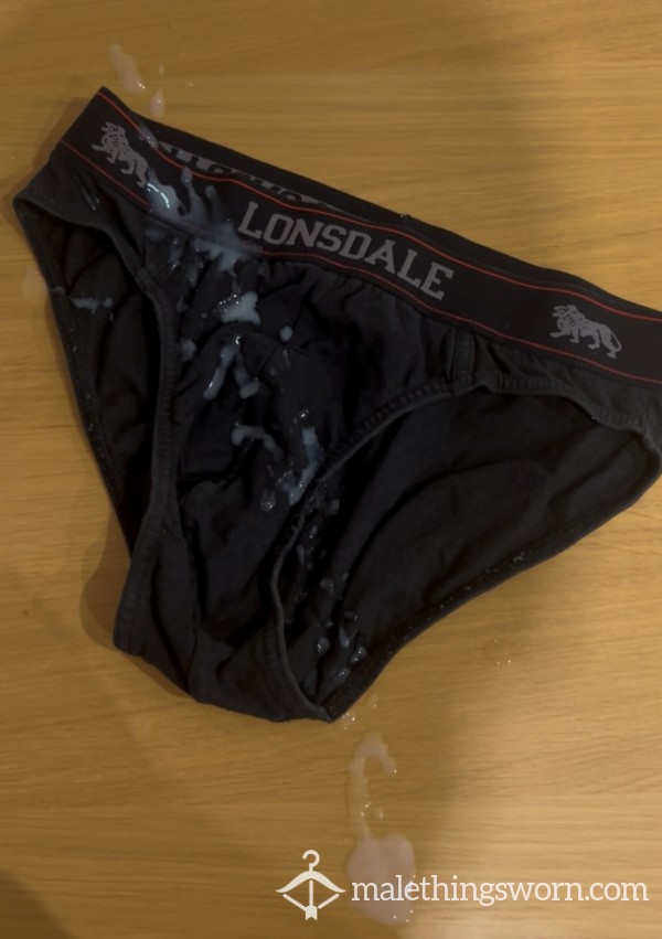 12 Shots Of Thick C*m Over My Briefs