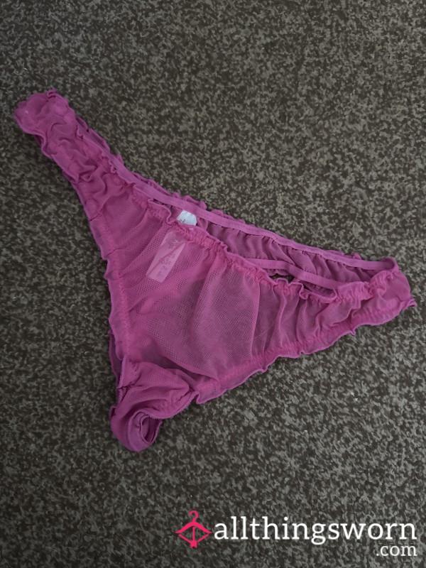 12hr Shift Worn Thong!