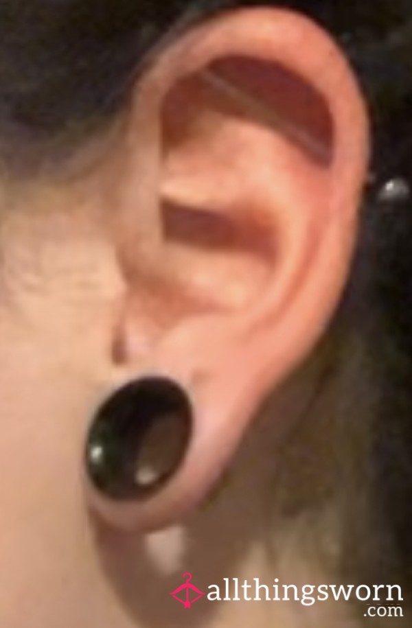 12mm Ear Tunnels Worn 4 Weeks