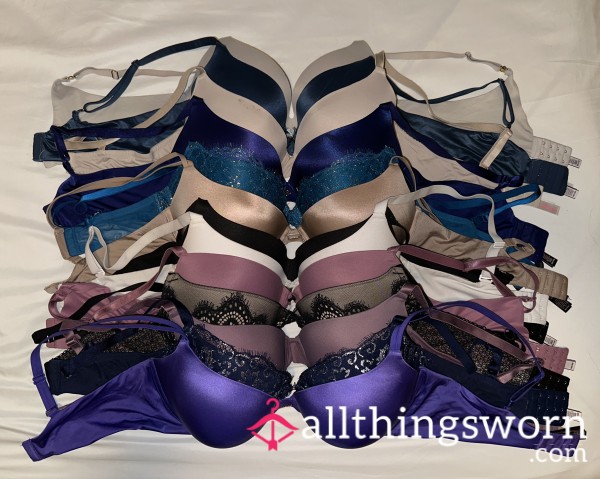 13 Victoria Secret And More Bras Bundle Worn And Excellent Used Conditions