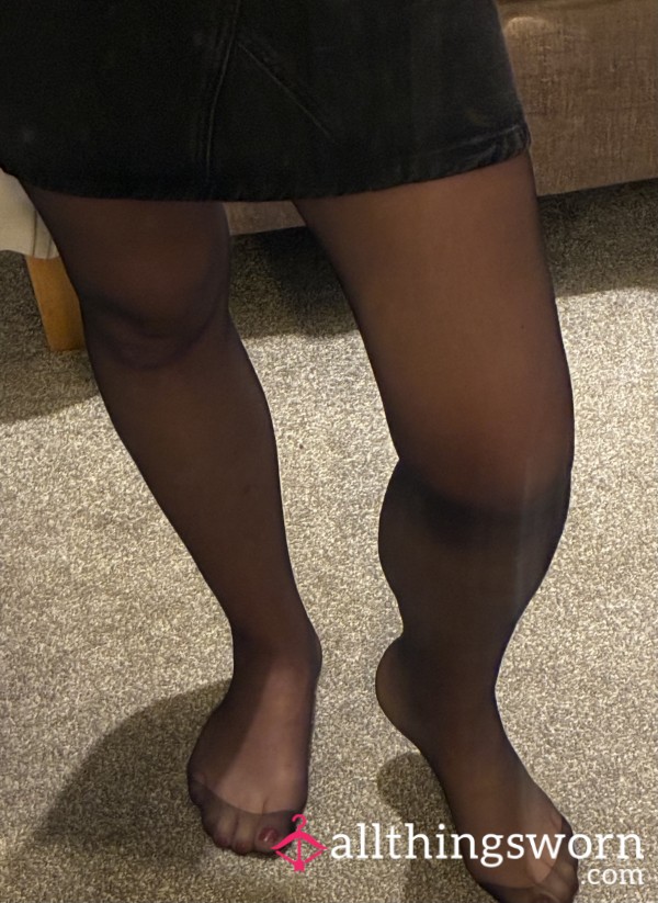 15 Denier Black Tights