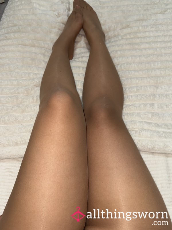 15 Denier Natural Tan Tights/pantyhose - M/L