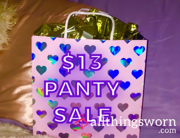 🎀 $13 Panty Sale 🎀 75% Off!
