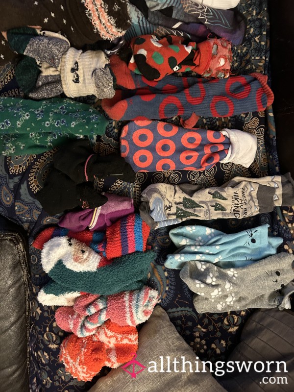$15 Socks! So Many To Choose From! Have Lots More!!!