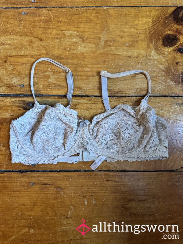 15 Year Old Tattered Lace Bra