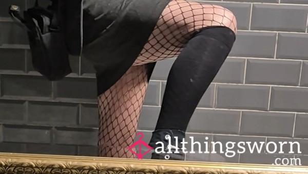 18+ School Disco Knee High Socks.